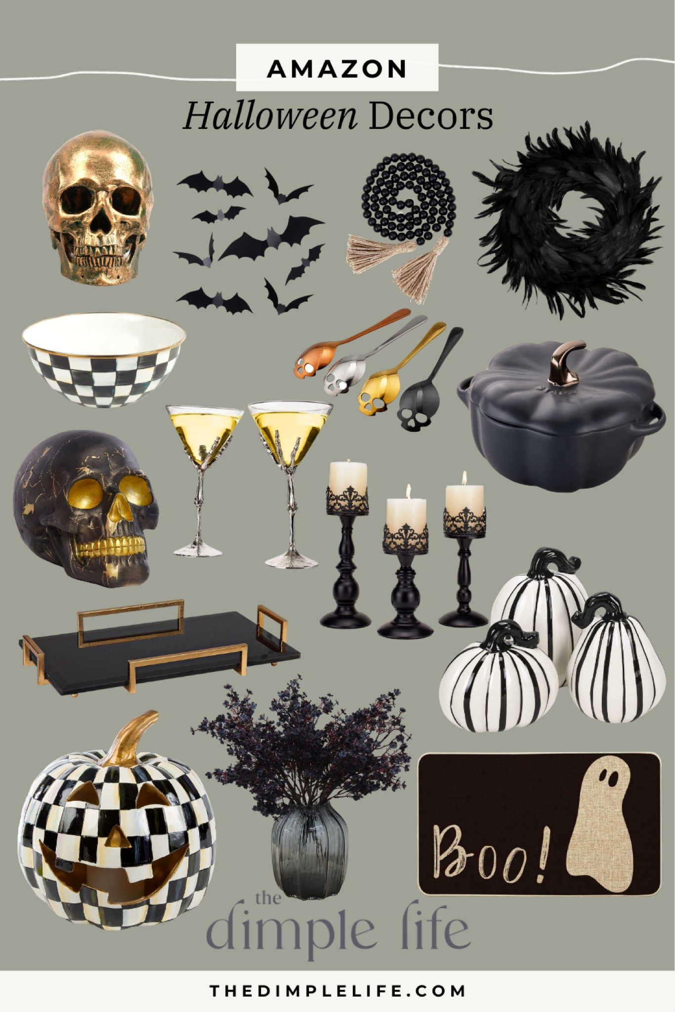 Getting into the spooky spirit with these Amazon Halloween decors!

#HalloweenDecor #SpookySeason #AmazonFinds #HauntedHome #TrickOrTreat #FrightNight #HomeDecor #OctoberVibes #SkullDecor #BlackDecor #HomeDecor #HomeDecorFinds #PumpkinDecor



#LTKhome #LTKSeasonal