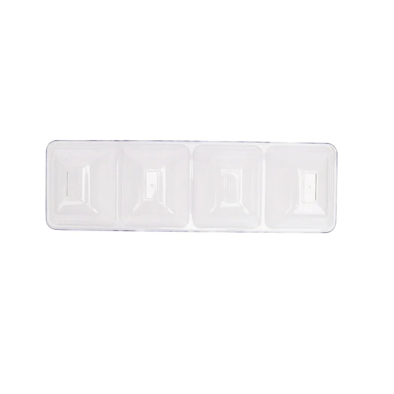 Way To Celebrate 16 inch Compartment Tray, 4 Compartments, Plastic Food Tray - Walmart.com | Walmart (US)