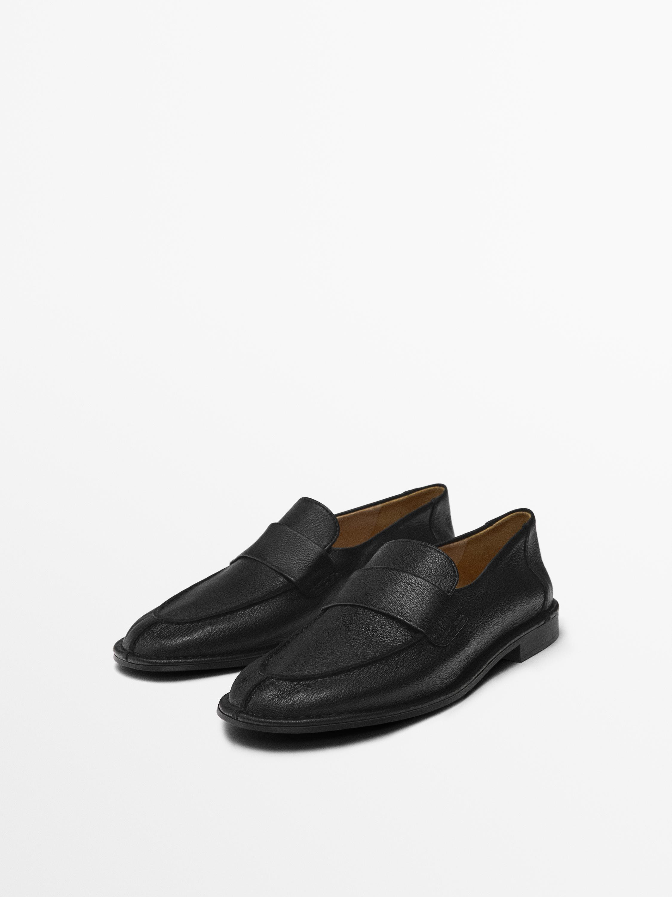 Soft penny loafers | Massimo Dutti US