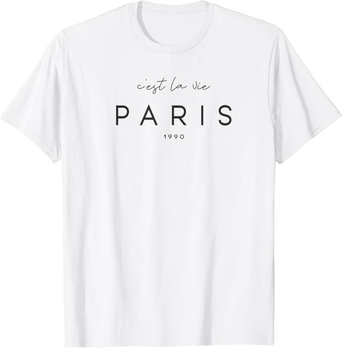 C'est LA Vie Paris T-shirt T-Shirt | Amazon (US)