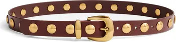 Studded Western Leather Belt | Nordstrom