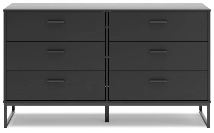 Signature Design by Ashley Socalle 6 Drawer 59.02" W Double Dresser | Wayfair | Wayfair North America