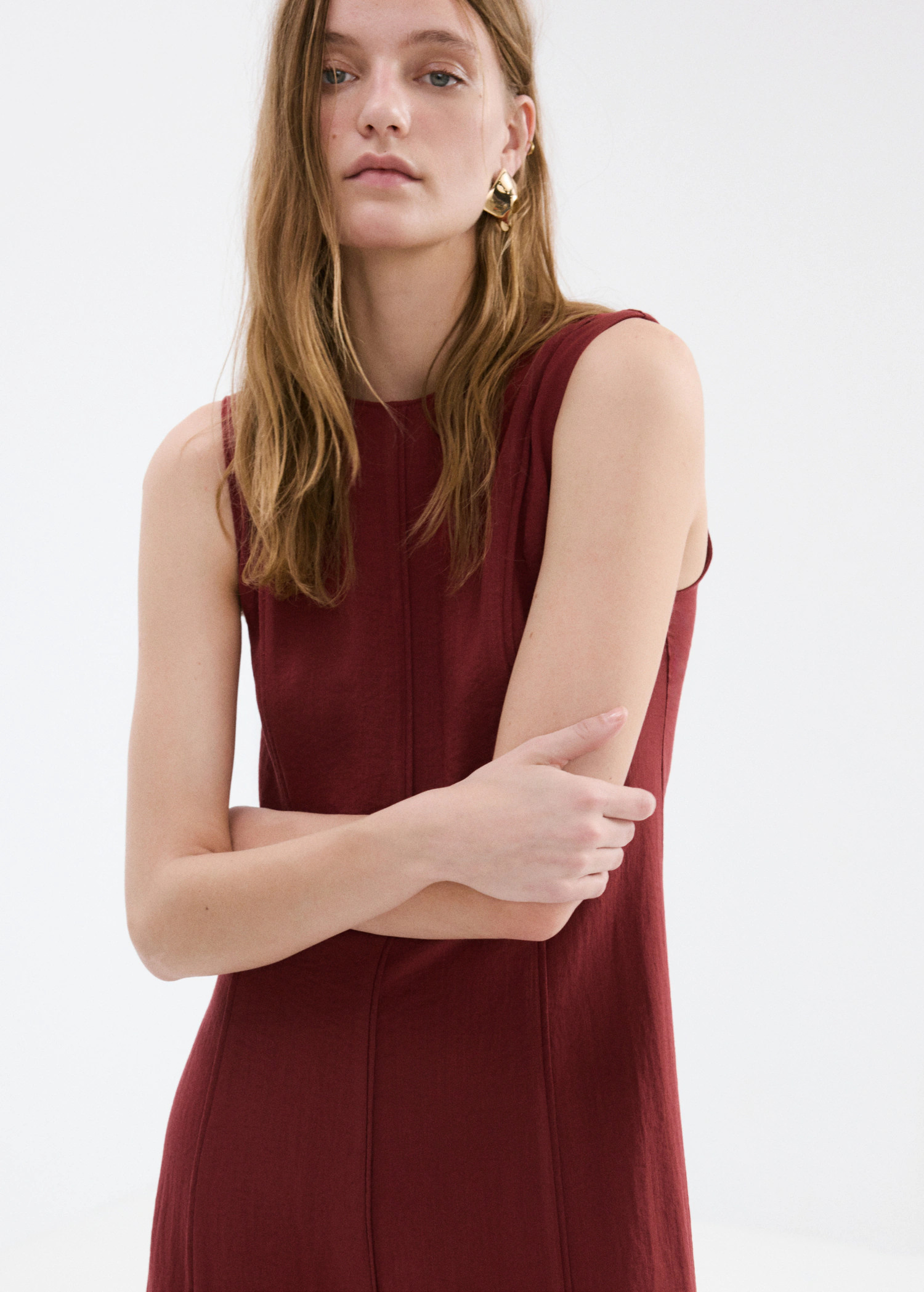 A-line dress with godets | Mango (US/MX/AU)