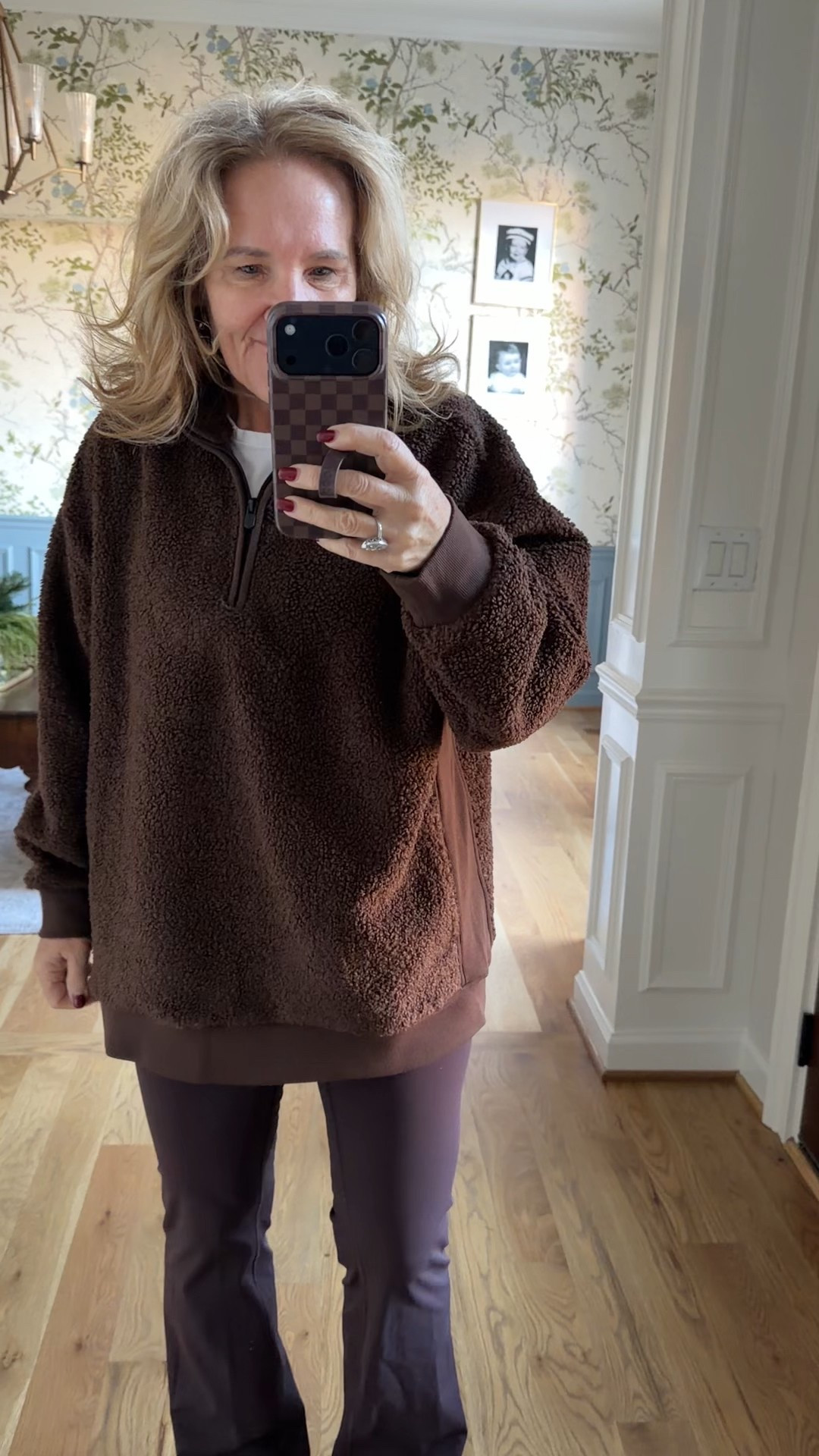 30% off at @athleta 
Wearing a large in the fleece 
Medium petite in leggings 
Rothy clogs size down 

#LTKHome #LTKOver40 #LTKSaleAlert