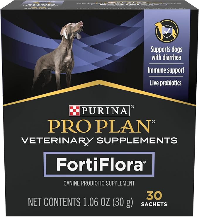 Purina Pro Plan Veterinary Supplements FortiFlora Dog Probiotic Supplement, Canine Nutritional Su... | Amazon (US)