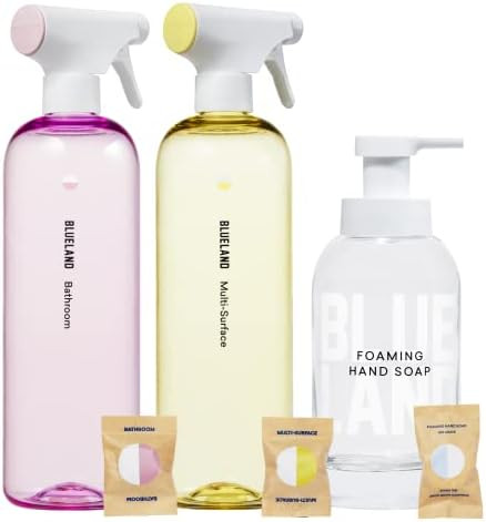 BLUELAND Clean Home Kit | Natural All Purpose Cleaner for Kitchen and Counters, Bathroom Cleaner ... | Amazon (US)