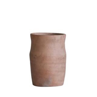 Round Terracotta Planter in Brown | The Home Depot