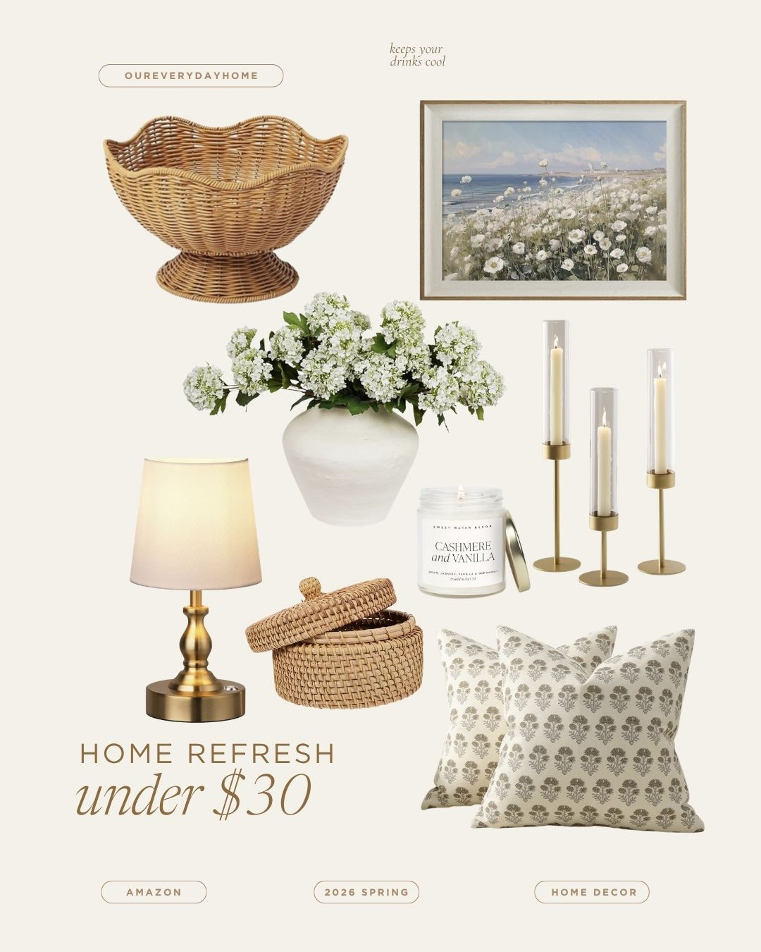 Spring home refresh with these budget-friendly finds from Amazon! 

spring home decor
home decor under $30
budget friendly decor 

 #LTKSeasonal #LTKHome