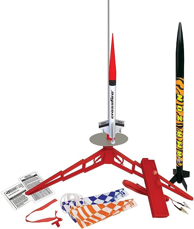 Estes Tandem-X Launch Set (Amazon and Crossfire ISX) Orange, 30 inches | Amazon (US)