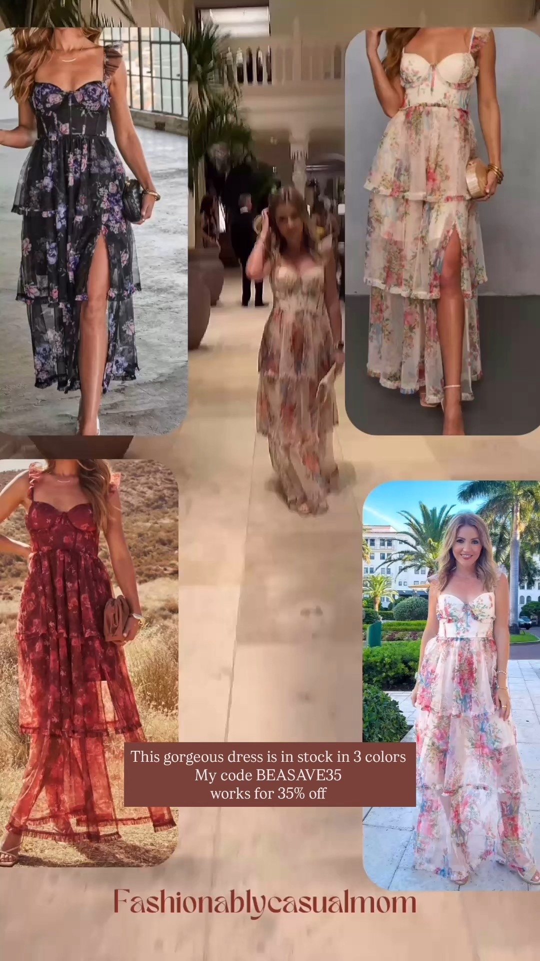 This gorgeous dress is available in 3 colors. My code: BEASAVE35 works sitewide for 35% off.


#LTKFindsUnder50 #LTKWedding #LTKFindsUnder100