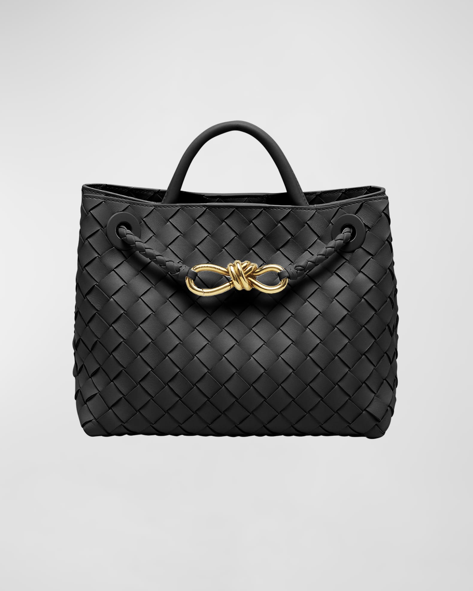 Andiamo Small Intreccio Top-Handle Bag | Neiman Marcus