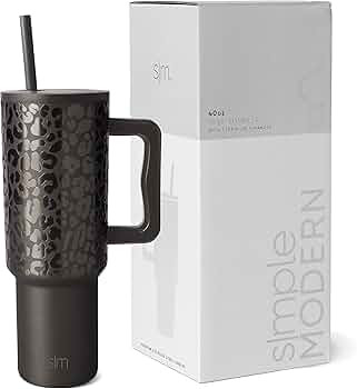 Simple Modern 40 oz Tumbler with Handle and Straw Lid | Insulated Reusable Stainless Steel Water ... | Amazon (US)