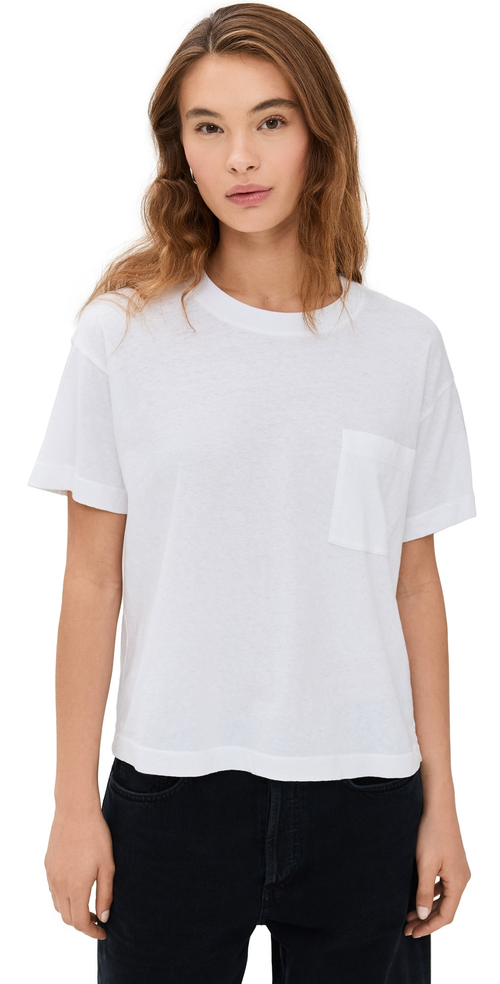 Jenni Kayne Vintage Pocket Tee White M | Shopbop