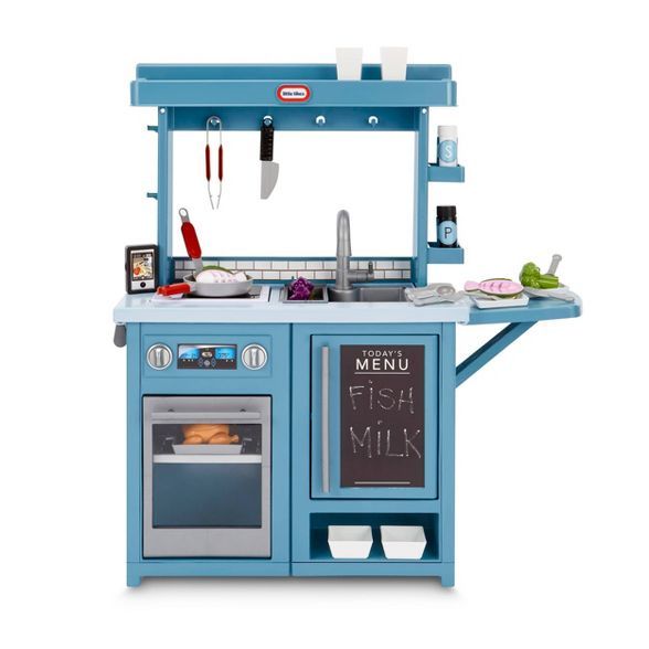 Little Tikes First Prep Kitchen Realistic Pretend Play Kitchen with Over 25 Accessories | Target