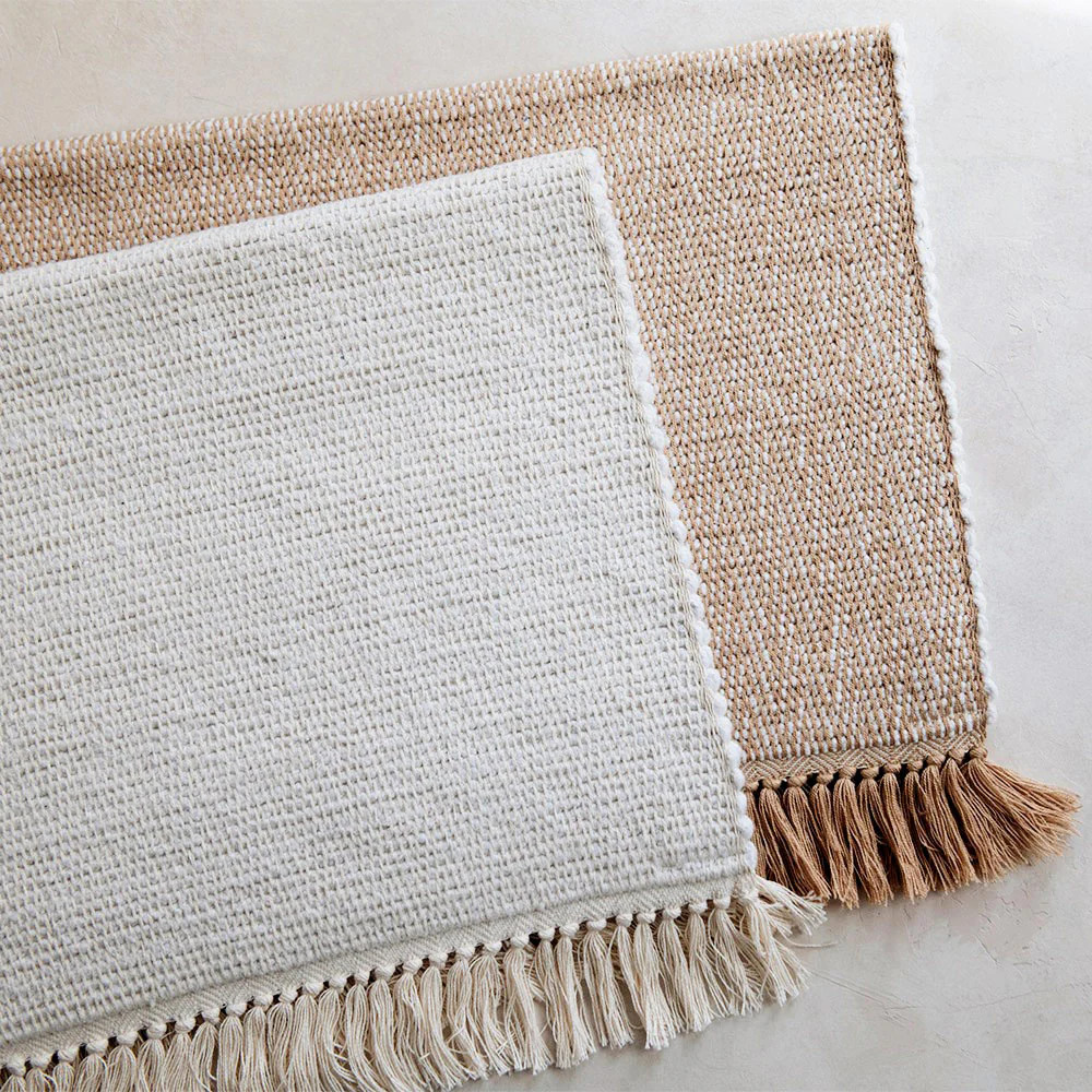 Woven Bath Mat - Natural | Roan Iris
