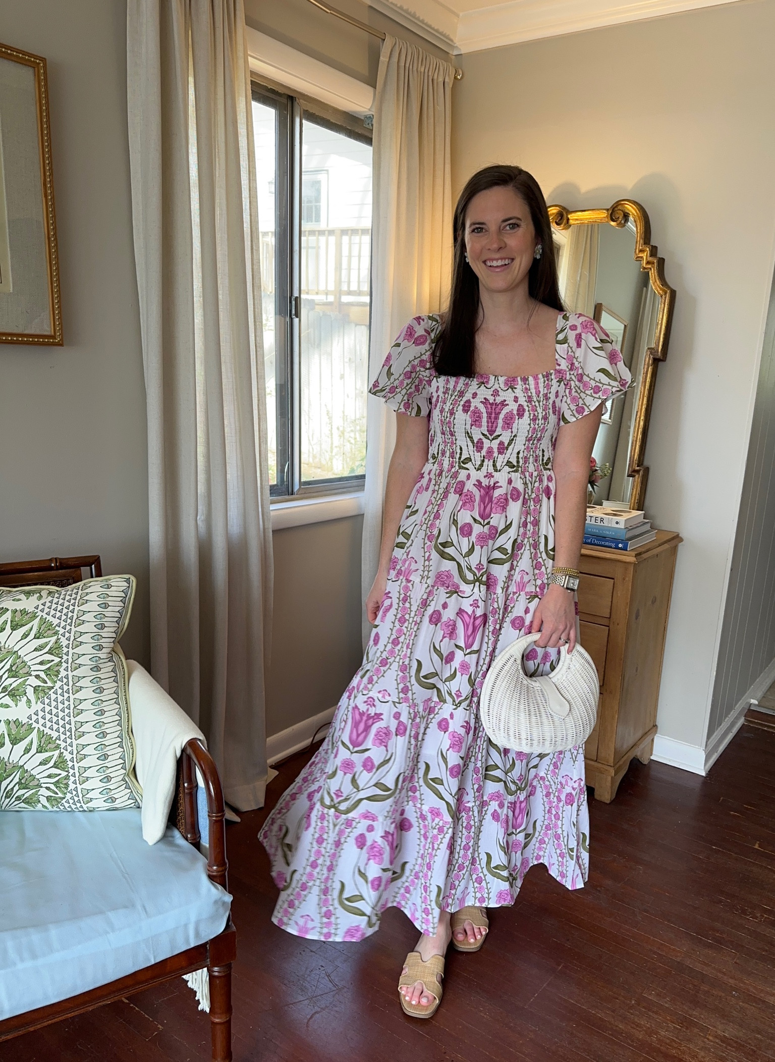 I live in dresses in the Spring and Summer and know these @BeyondbyVera dresses will be in constant rotation! The flutter sleeve and smoked top of this Rosie Dress in Pienza Violet is so flattering when worn! I tried this look with sandals and heels and can’t decide which I like better. I’m wearing this style in a size small. The patterns in the brand’s “Dolce Vita” collection are so beautiful and come in a variety of styles inspired by the landscapes, architecture, and effortless way of life in Italy! They’re effortlessly chic, comfortable, and have me eager to pack my bags to take them on vacation. 

Shop my favorite of #BEYONDbyVera’s products on my LTK Shop by searching “prepinyourstep” on the app! #ad
