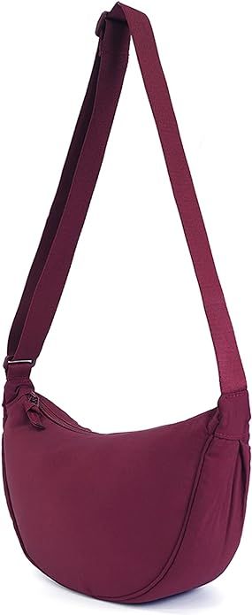 Crossbody Bag Hobo Sling Crescent Bag Women Men Trendy Small Shoulder Bag Purse Dumpling Bag Casu... | Amazon (US)