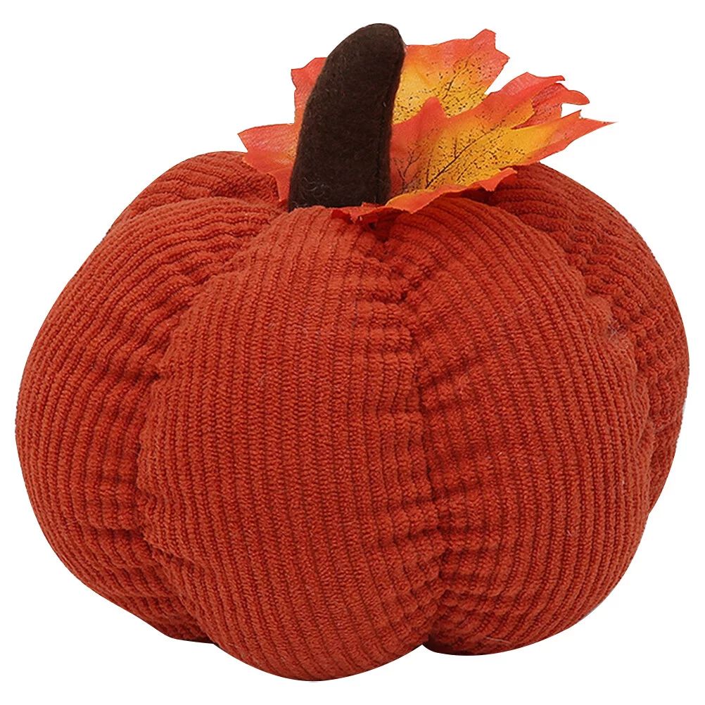 Handmade Pumpkin Ornament Bedroom Desktop Pumpkin Decor Thanksgiving Day Prop | Walmart (US)