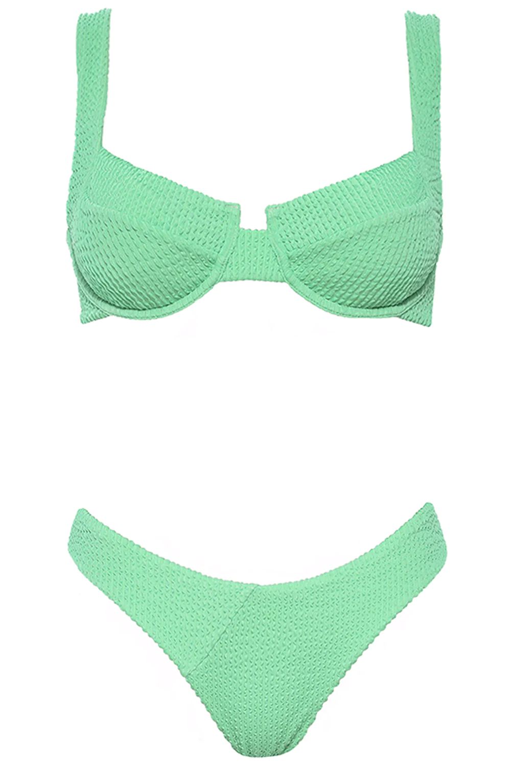Laguna Bikini Crinkle Mint Set | VETCHY