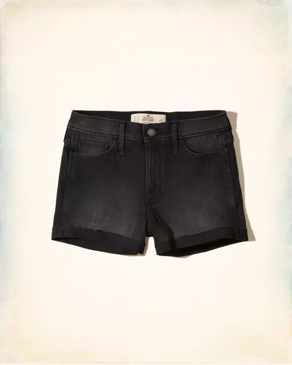 Hollister High-Rise Denim Short-Shorts | Hollister US