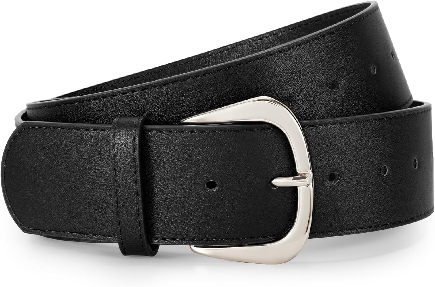 WERFORU Women Wide Leather Belt Women Fashion Wide Belt for Dresses Jeans Ladies Fashion Wide Bel... | Amazon (US)