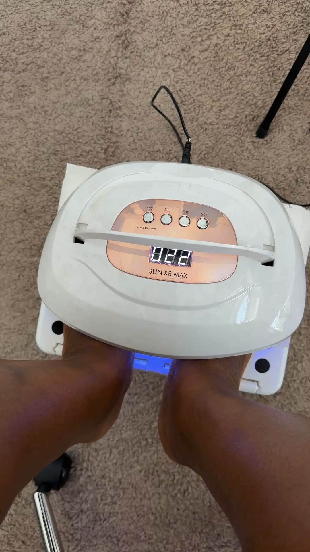 This UV light has been going strong for years and my gel polish comes out great every time. Love a good pedicure on demand, at the crib.