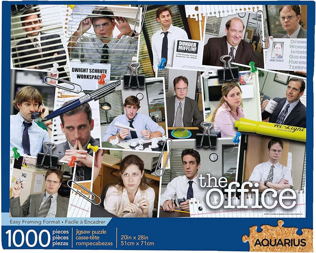 AQUARIUS The Office Cast Collage Puzzle (1000 Piece Jigsaw Puzzle) - Glare Free - Precision Fit -... | Amazon (US)
