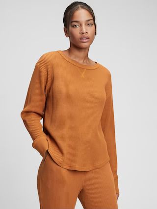 Slouchy Waffle-Knit T-Shirt | Gap (US)