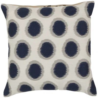 Surya Pretty Polka Dot Linen Throw Pillow | Wayfair North America
