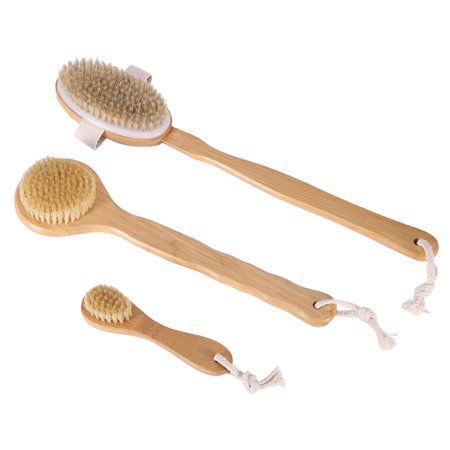 Tuscom Exfoliating Body Care Brush Body Brush Facial Brush Dry Brush To Improve Skin | Walmart (US)