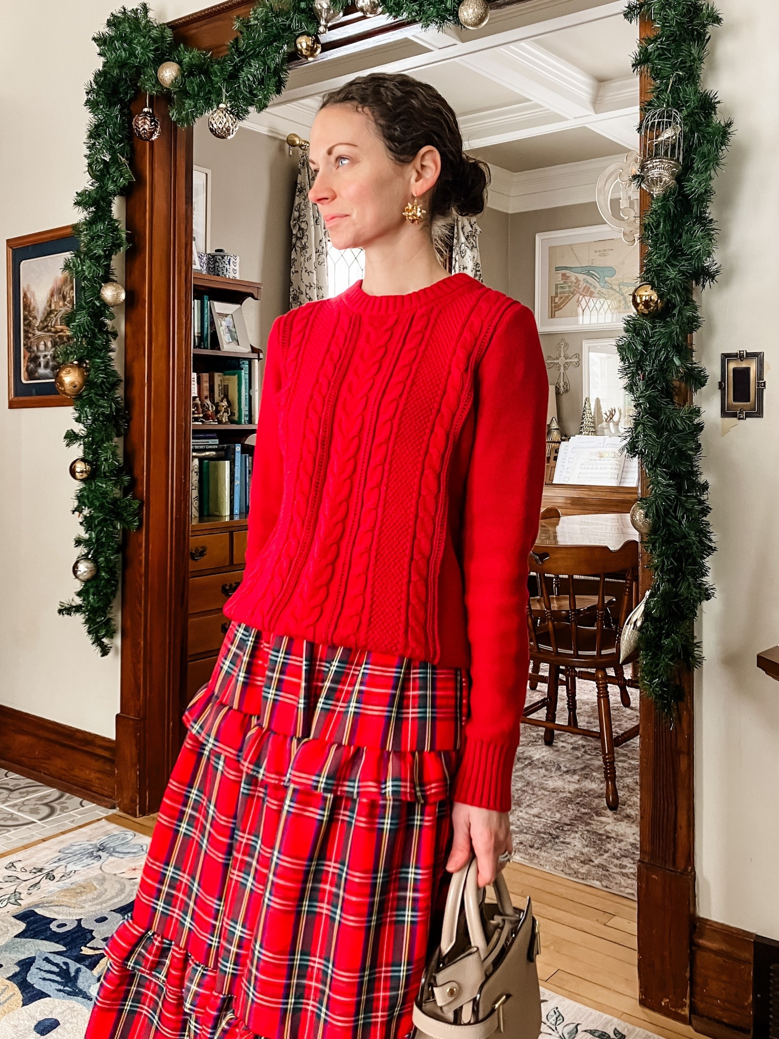 Christmas church outfit!
Petite outfit. Christmas outfit. Church outfit. Modest outfit. 

#LTKdayinmylife #LTKootd #LTKHoliday