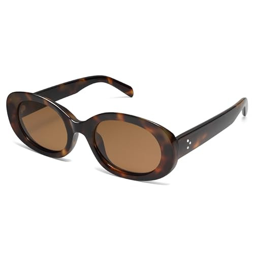 Allarallvr Retro Oval Polarized Sunglasses for Women and Men Vintage Designer Style Gafas De Sol ... | Amazon (US)