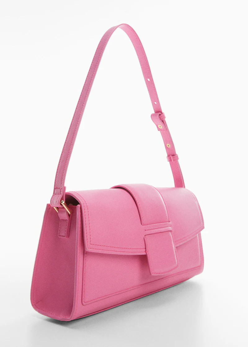 Rectangular bag with flap -  Women | Mango United Kingdom | MANGO (UK)