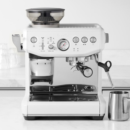 Breville Barista Express Impress Espresso Machine, Sea Salt | Williams-Sonoma