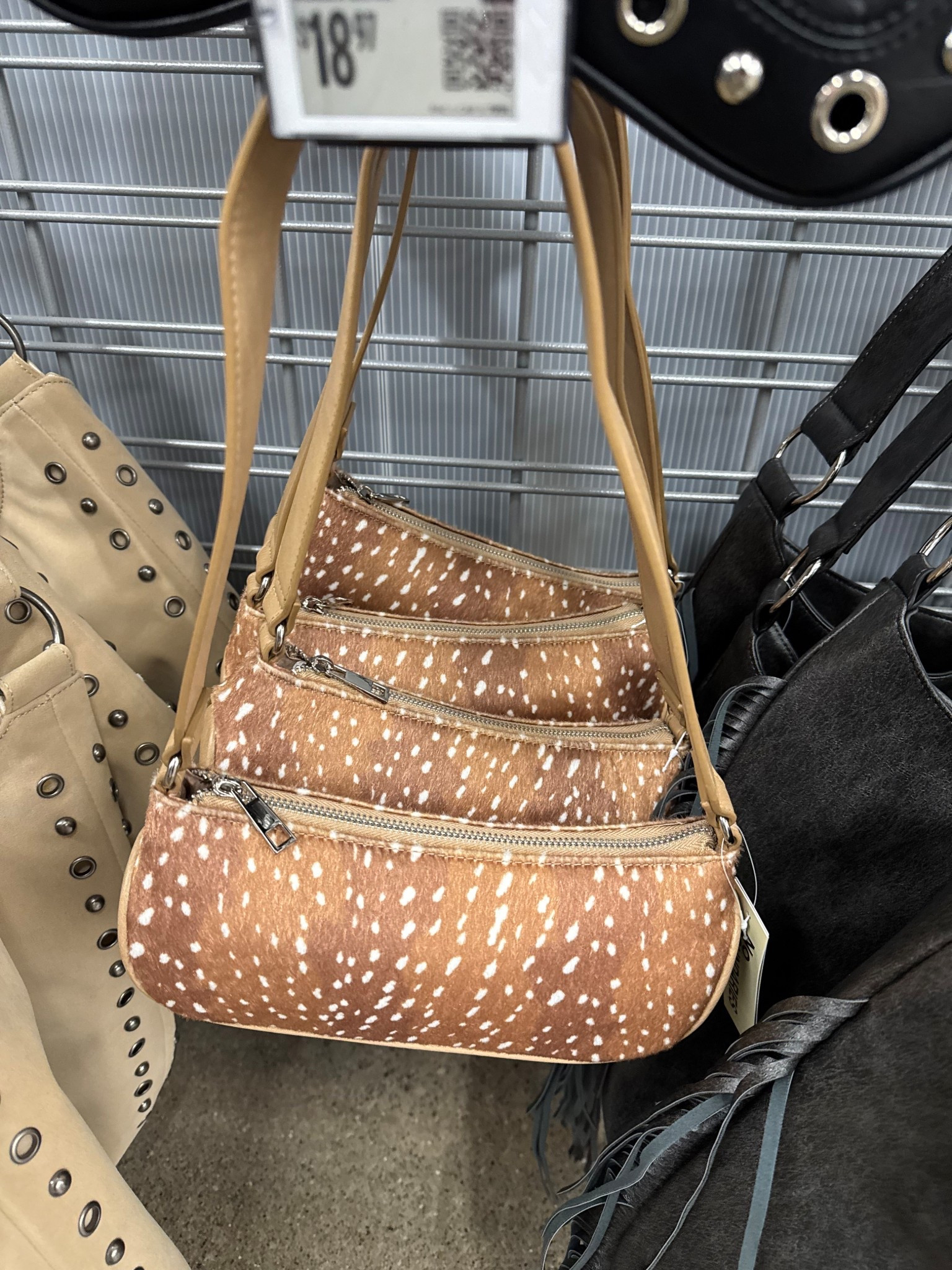 Walmart No Boundaries Women's Faux Leather Moto Shoulder Bag, Doe

#LTKgrwm #LTKFestival #LTKootd