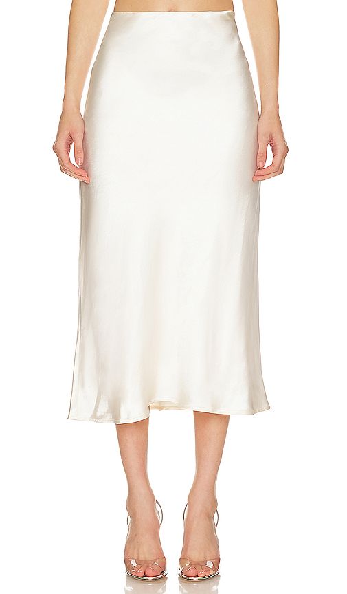 Oura Skirt in Ivory | Revolve Clothing (Global)