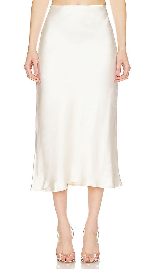 Oura Skirt in Ivory | Revolve Clothing (Global)