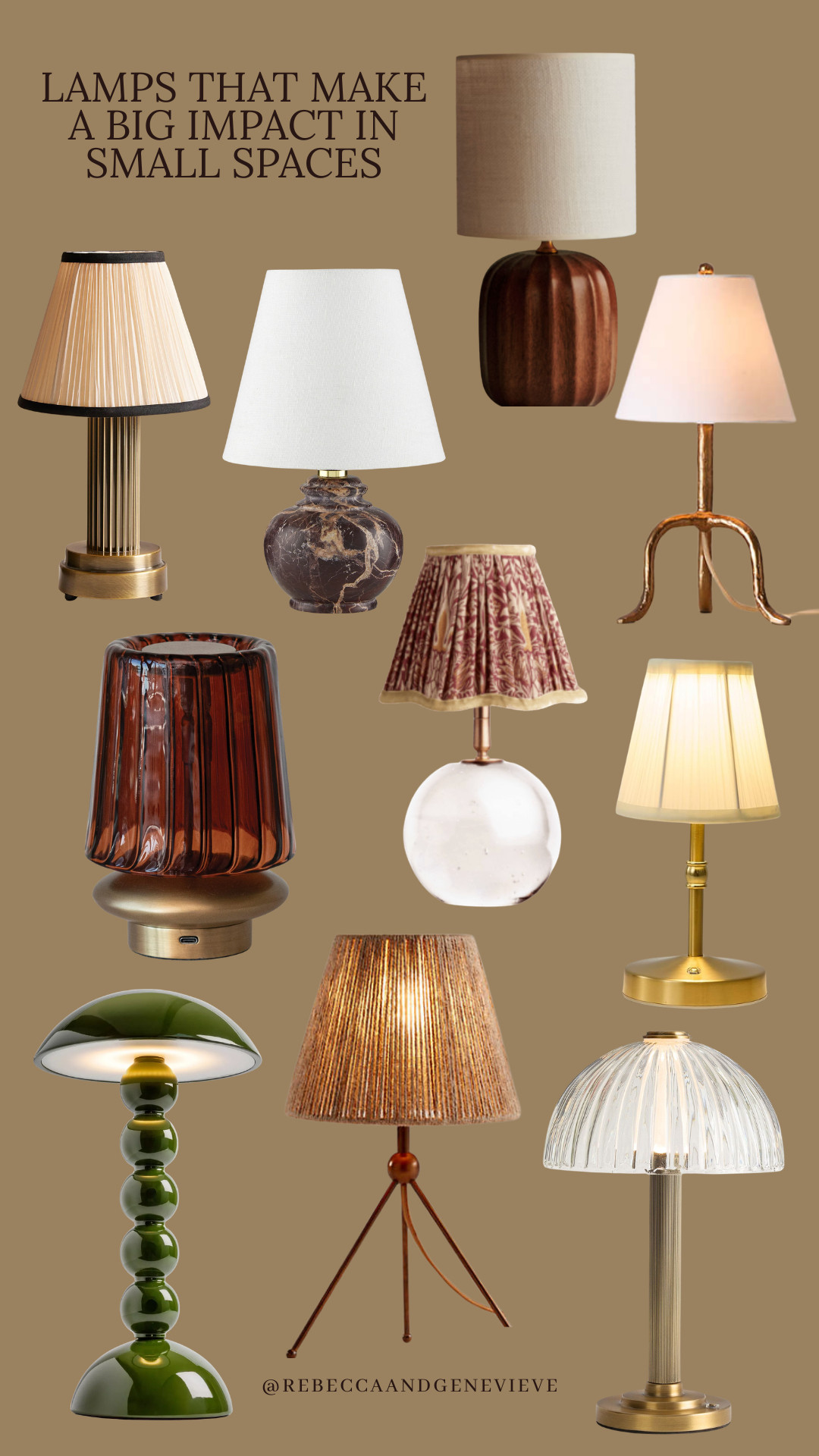 Lamps That Make a Big Impact in Small Spaces 

 #LTKSeasonal #LTKHome