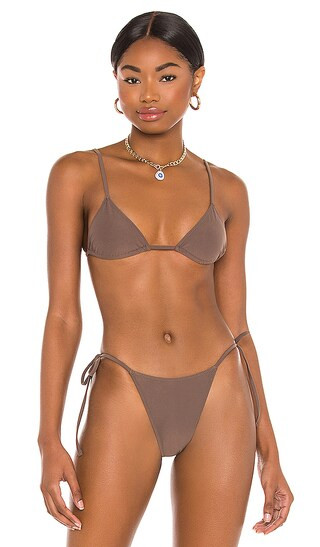 Equator Bikini Top in Driftwood | Revolve Clothing (Global)