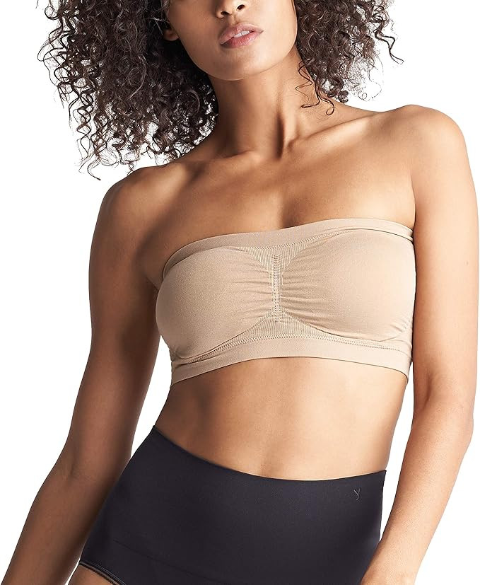 Amazon.com: Yummie womens Seamless Bandeau Bra, Almond, Small-Medium US : Clothing, Shoes & Jewel... | Amazon (US)