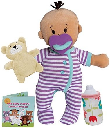 Manhattan Toy Wee Baby Stella Beige Sleepy Times Scent 12" Soft Baby Doll Set | Amazon (US)
