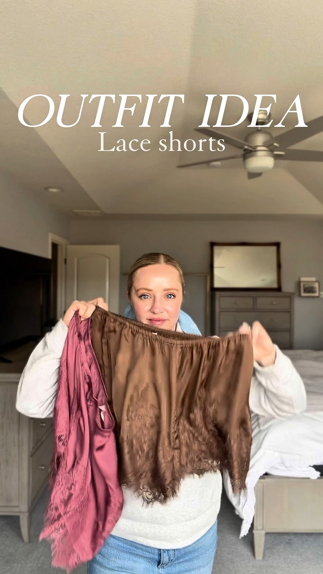 Silky lace shorts in 6 colors under $70! So stretchy and versatile for spring and summer! Suggest a size down as a petite girl. @Anthropologie 

Spring outfit, lace shorts, lace shorts 

#LTKootd #LTKPetite