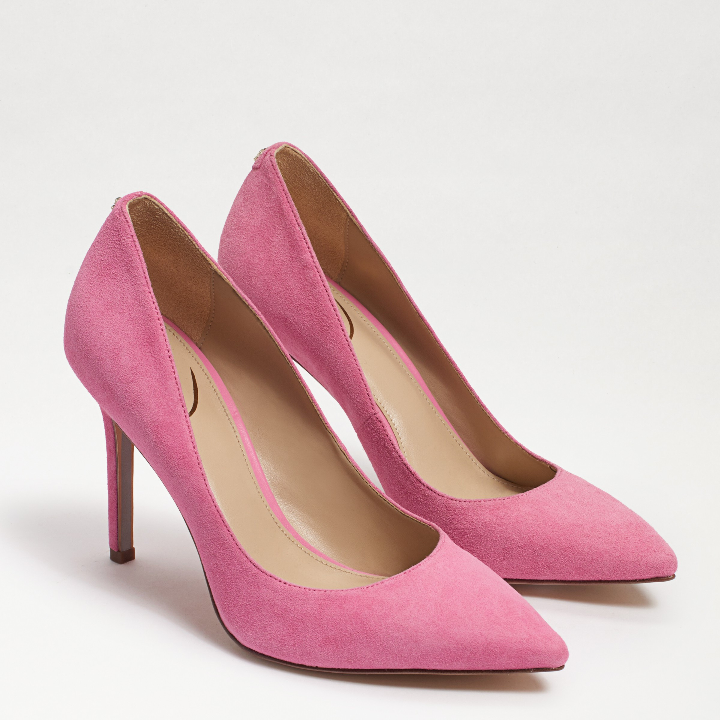 Sam Edelman Hazel Pointed Toe Heel Confetti Pink Suede 10.0 | Sam Edelman