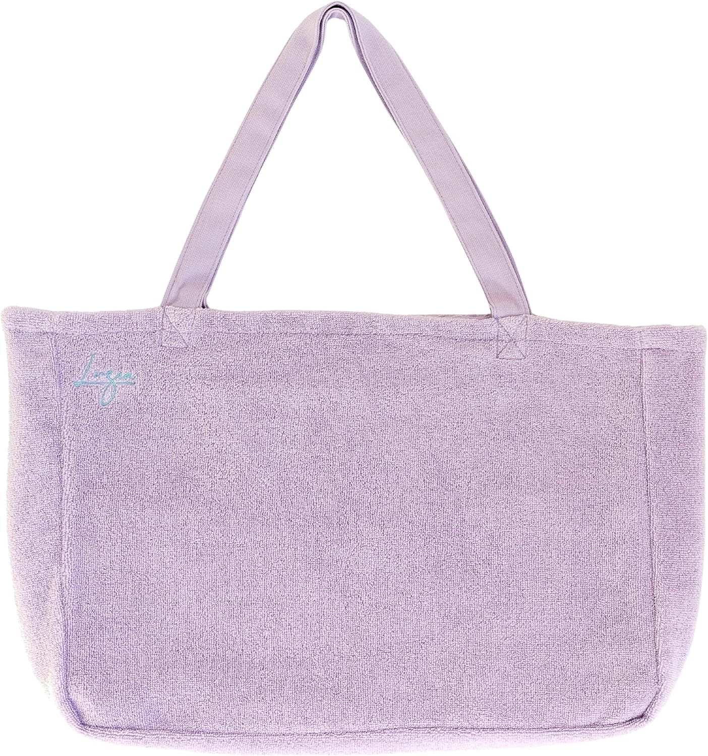 Luzia Beach and Pool Tote Bag - Extra Large, Reversible, Shoulder Bag - Made of Luxuriously Soft Pre | Amazon (US)