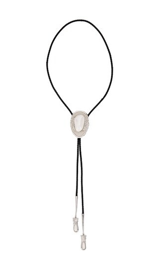 Dolly Bolo Tie Necklace in Pearl & Silver | Revolve Clothing (Global)