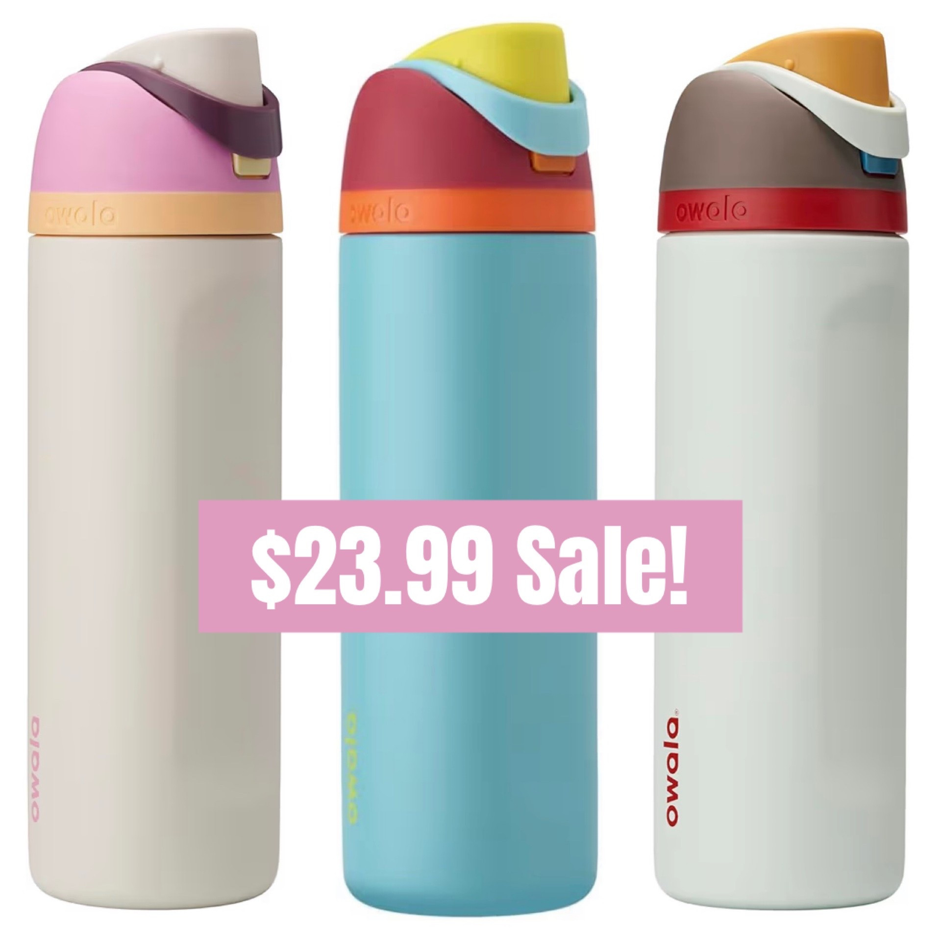 Rare Owala drop on these super fun colors in the 24oz size! Great deal, as they’re normally $29.99! Sale quantities definitely will go quickly today at Amazon 💦

#LTKSaleAlert #LTKActive #LTKselfcare