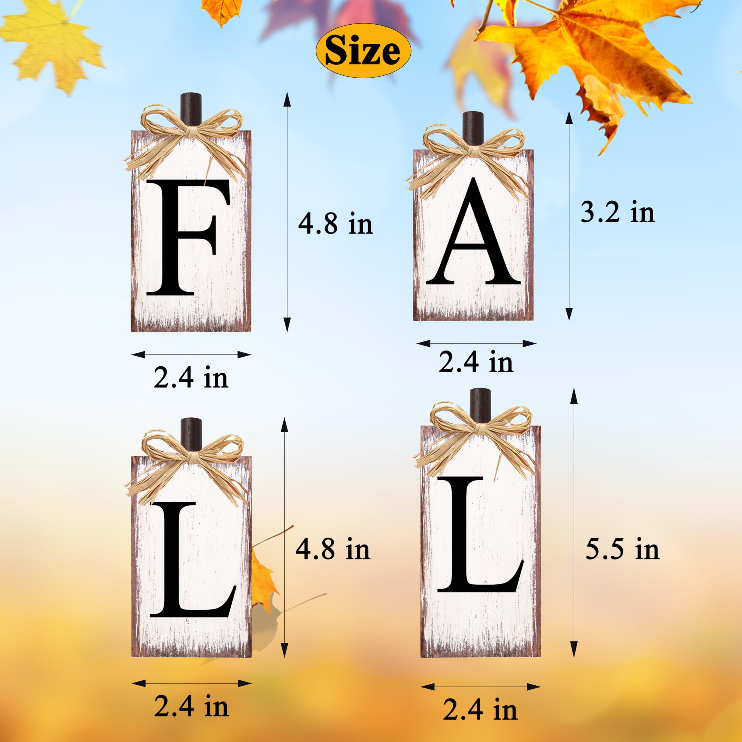 Fall Decorations for Home Thanksgiving Decorations Farmhouse Decor, Fall Centerpieces for Tables,... | Amazon (US)