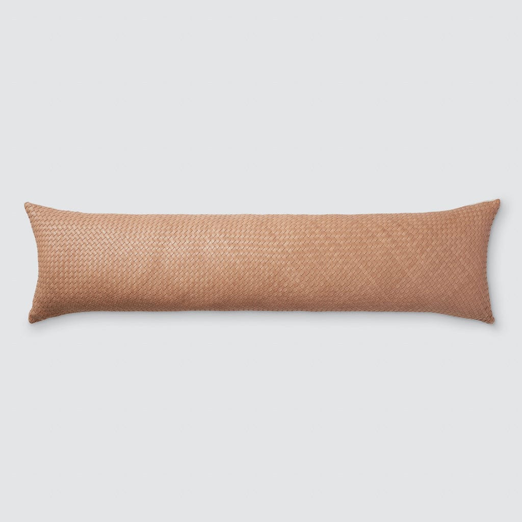 Dhara Leather Lumbar Pillow | The Citizenry