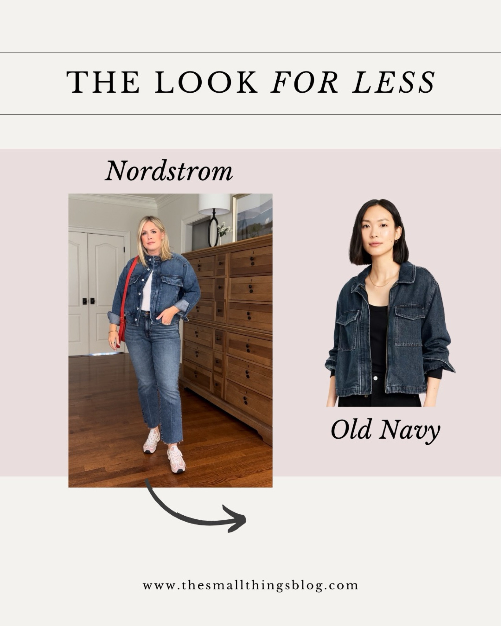 Old Navy, Nordstrom, Jean jacket, denim jacket, look for less, daily dupe

#LTKSeasonal #LTKStyleTip #LTKFindsUnder50