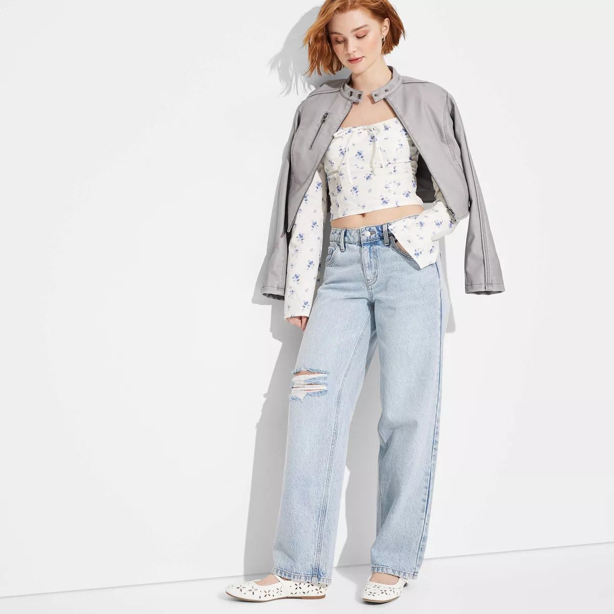 Women's Mid-Rise 90's Relaxed Straight Jeans - Wild Fable™ | Target